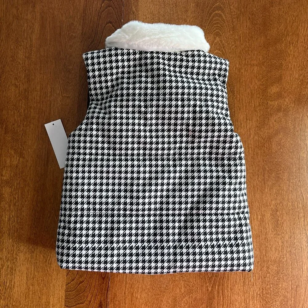 Kids HQ houndstooth heart vest 3T NWT - Picture 8 of 8